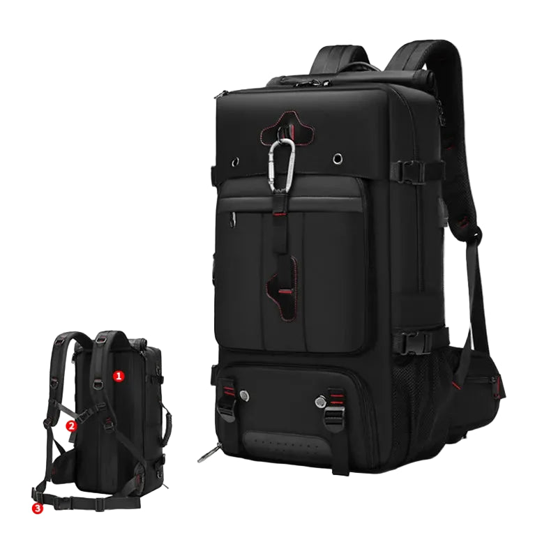 SWISS MILITARY Men's Travel Backpack Multifunctional Waterproof Laptop Bag Outdoors Climbing Luggage Bag Sport Backpack