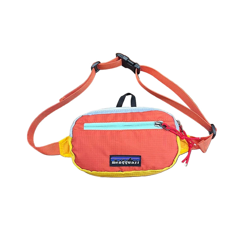 Fashion Nylon Fanny Pack with Contrast Trim – Ultralight Box Design 