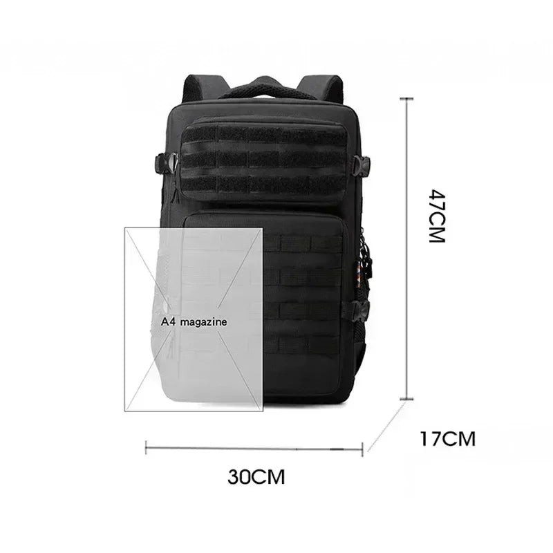35L 1000D Nylon Waterproof Outdoor Rucksacks Tactical Sports Camping Hiking Trekking Hunting Molle Backpack