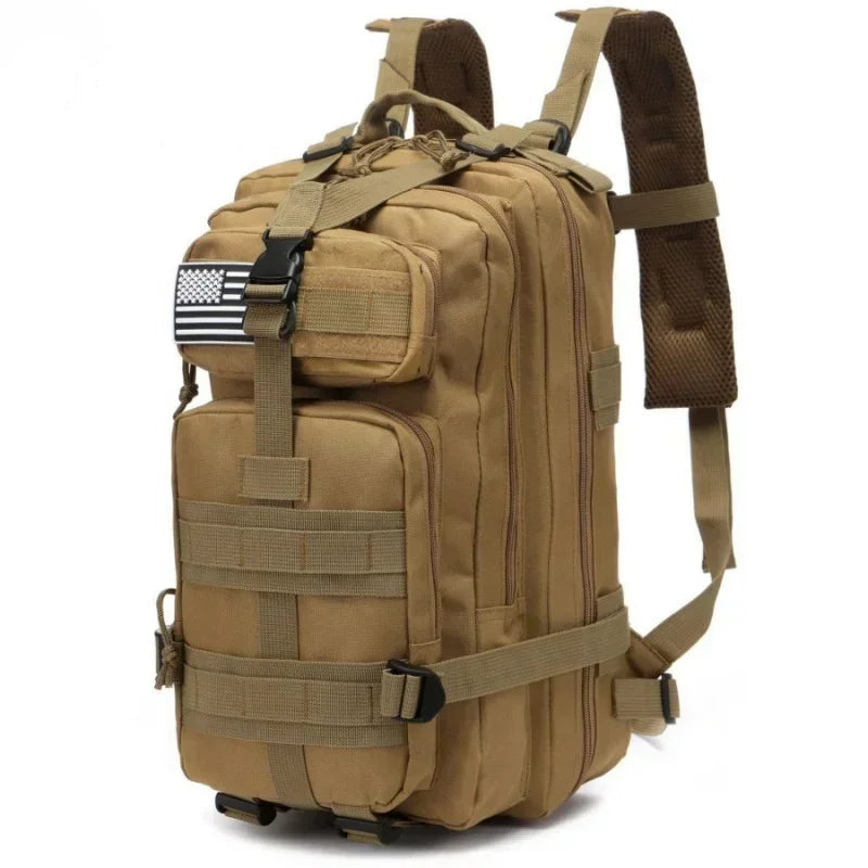 25L Compact Tactical Backpack | Khaki Urban Style