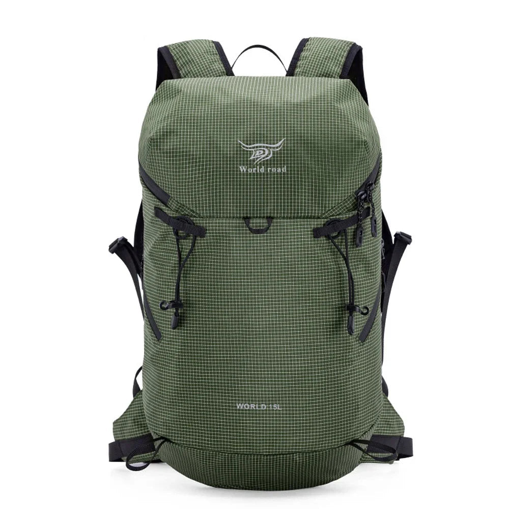 Ultralight Green Hiking Backpack - Outdoor and Travel