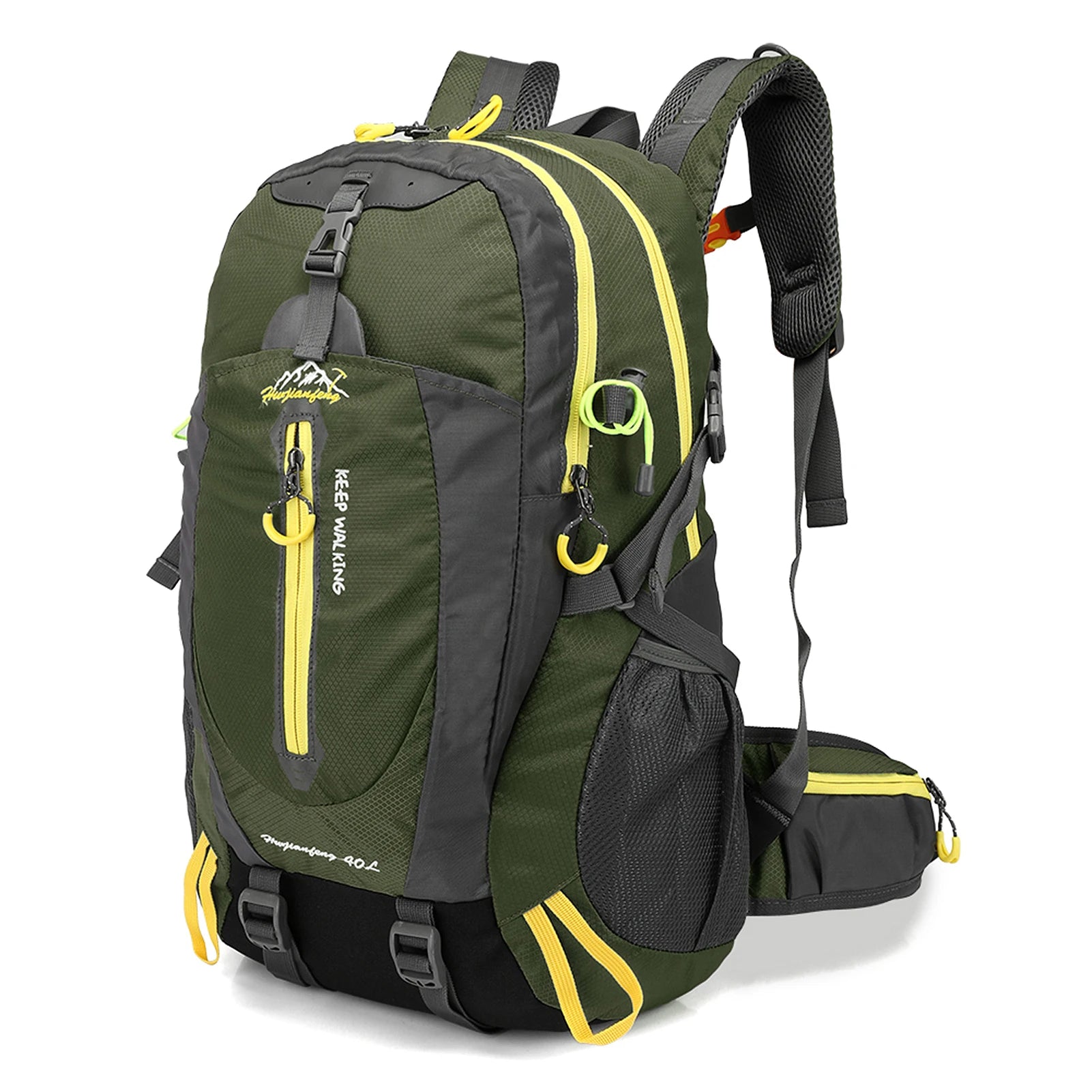 40L Water-Resistant Nylon Travel Backpack – Adventure and Functional Style