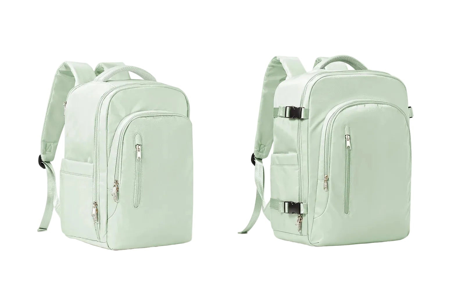 Mochila Business Unisex de Nylon Verde – Profesional y Versátil