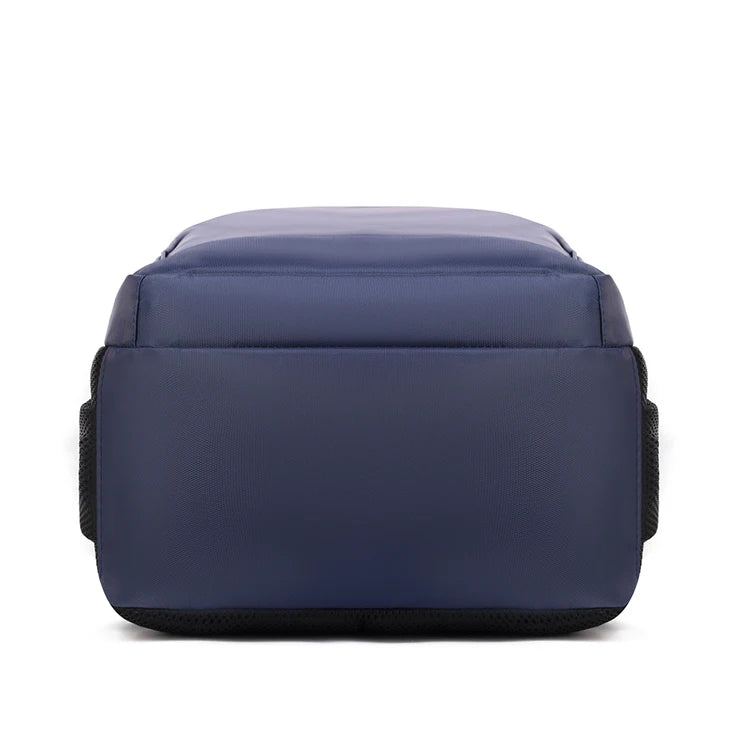 Mochila Business Unisex Azul Oscuro de Nylon – Elegancia Profesional