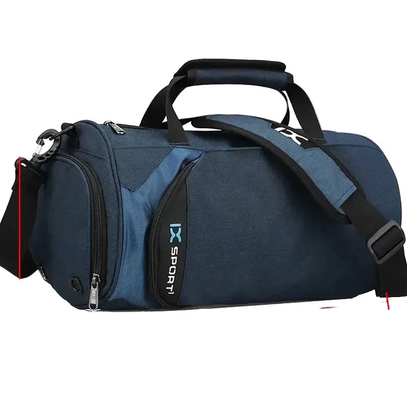 XL Waterproof Sports Bag Blue – Ideal for Fitness and Travel