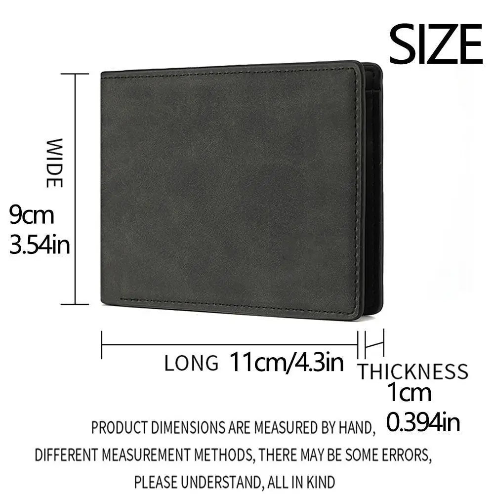 Cartera Plegable de Gran Capacidad para Hombre