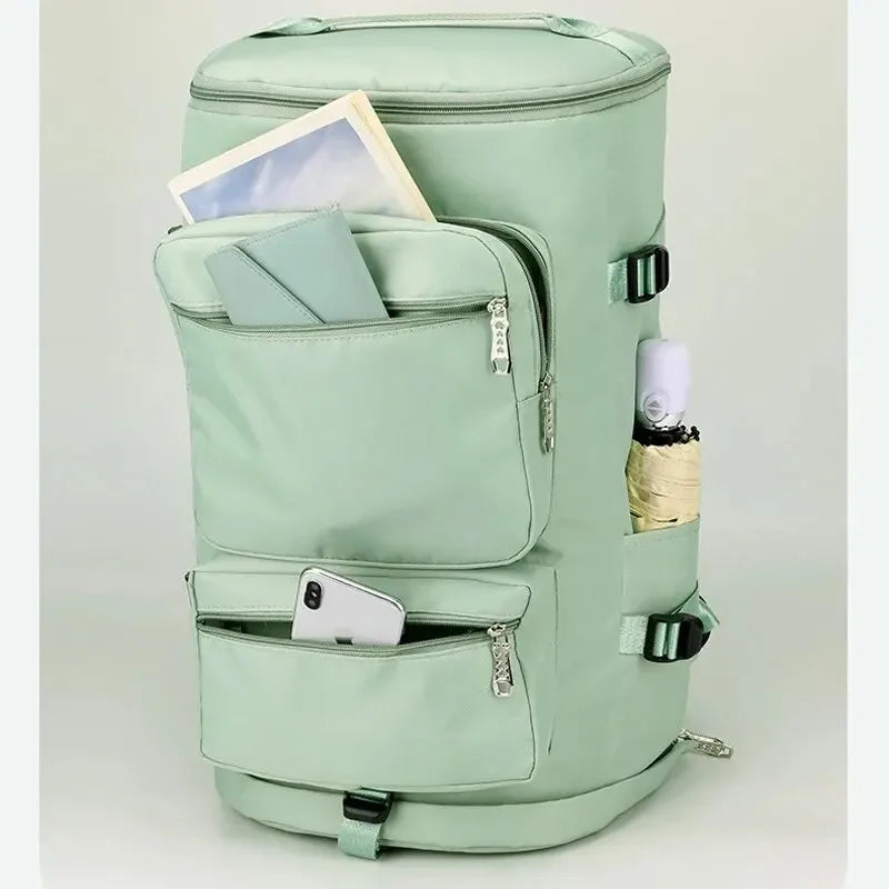 Mochila Deportiva Verde Militar: Resistencia Extrema y Confort 3 en 1