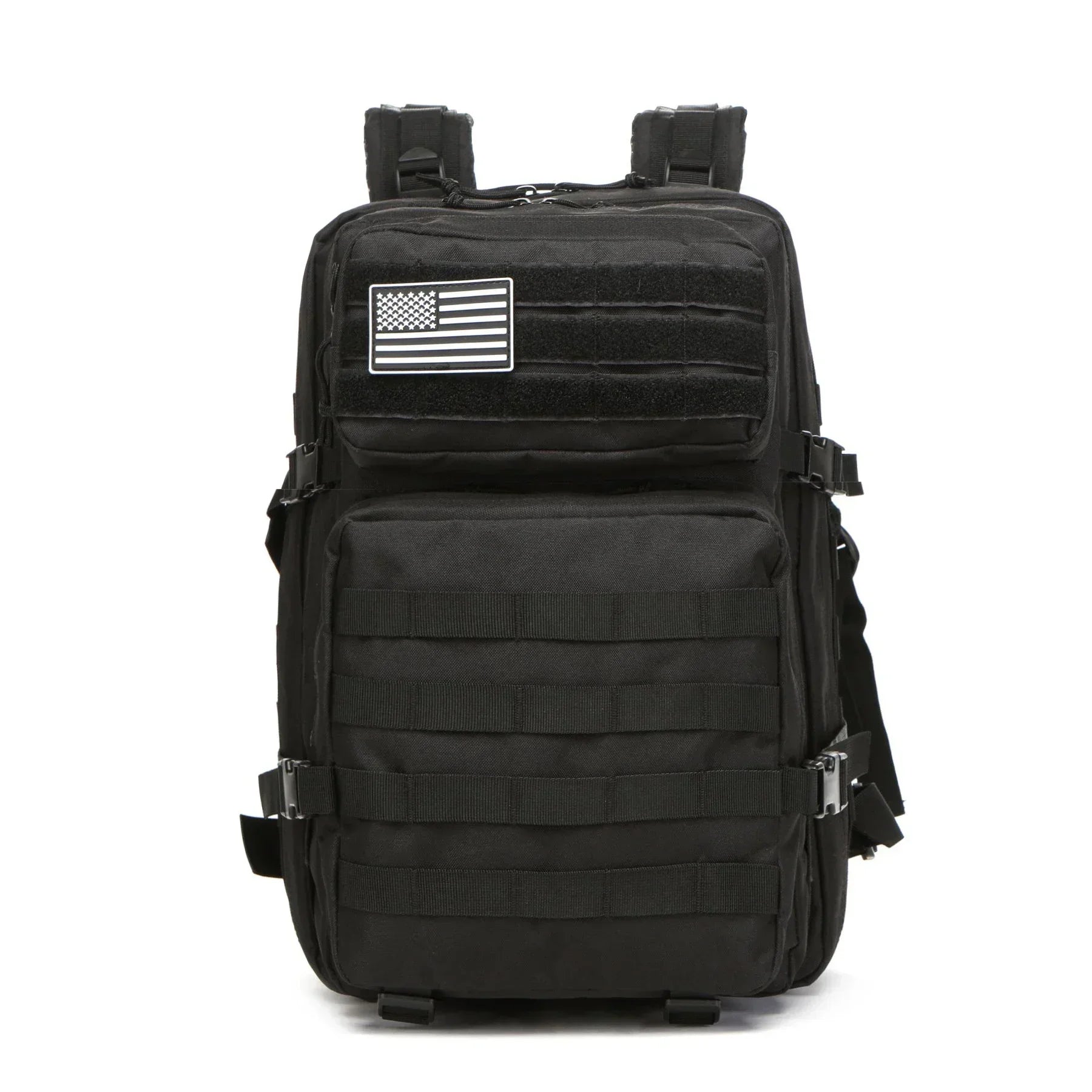 50L Black Waterproof Tactical Backpack | Maximum Durability