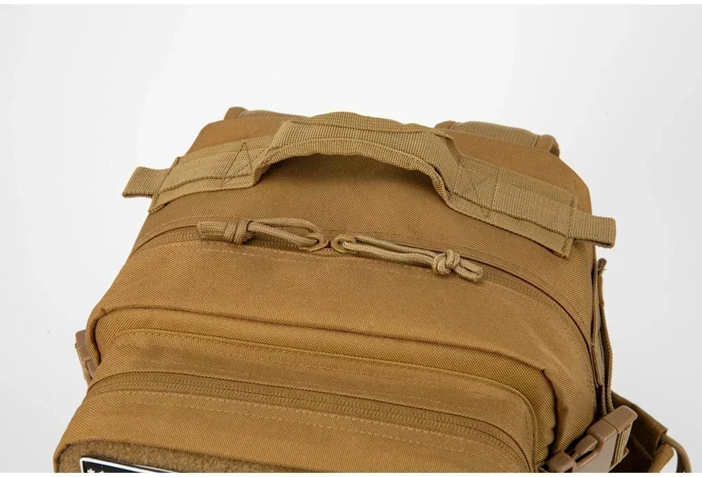 45L Khaki Tactical Backpack – Outdoor Style and Versatile Functionality