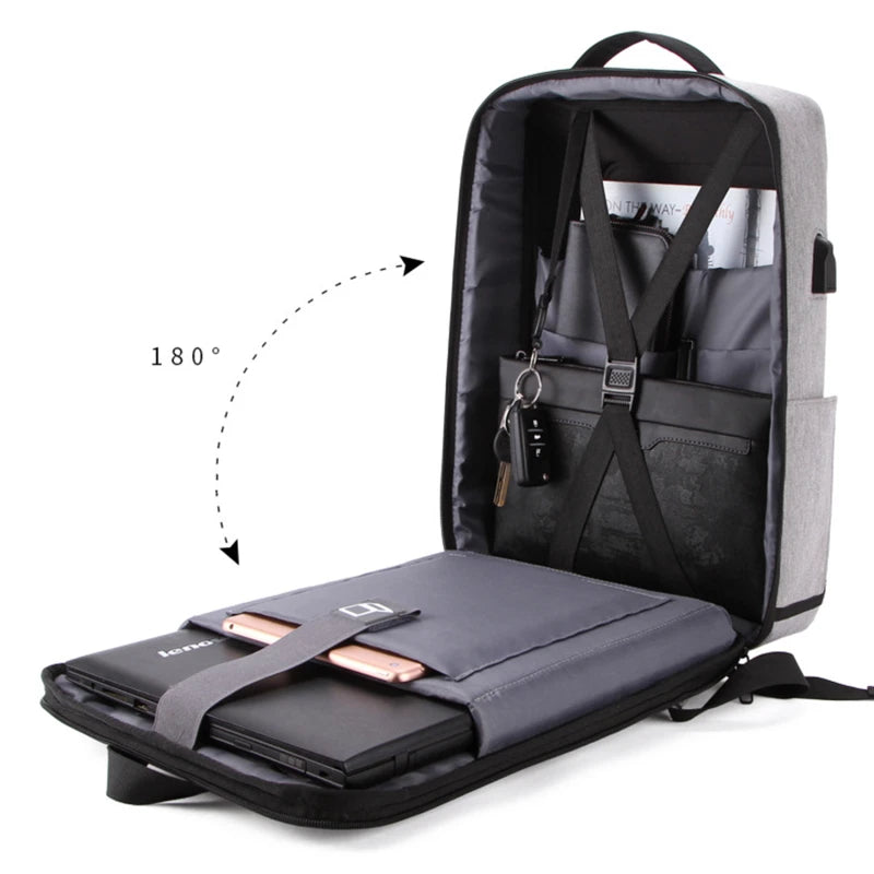 Oxford Urban Backpack with Laptop Compartment – ​​Functional Everyday Style