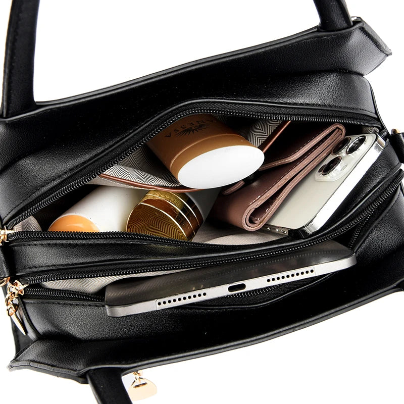 Bolso Tote de PU con Diseño Pavo Real – Elegancia Fashion para Mujer