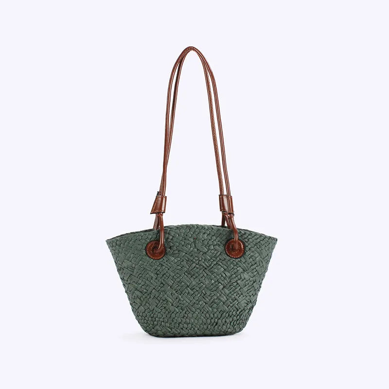 Bolso de Ratán Verde – Estilo Natural y Sofisticación Moderna