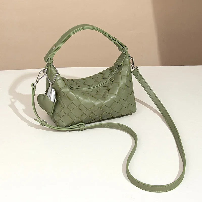 Bolso tote de PU Verde Oliva – Minimalismo Sofisticado y Estilo Contemporáneo