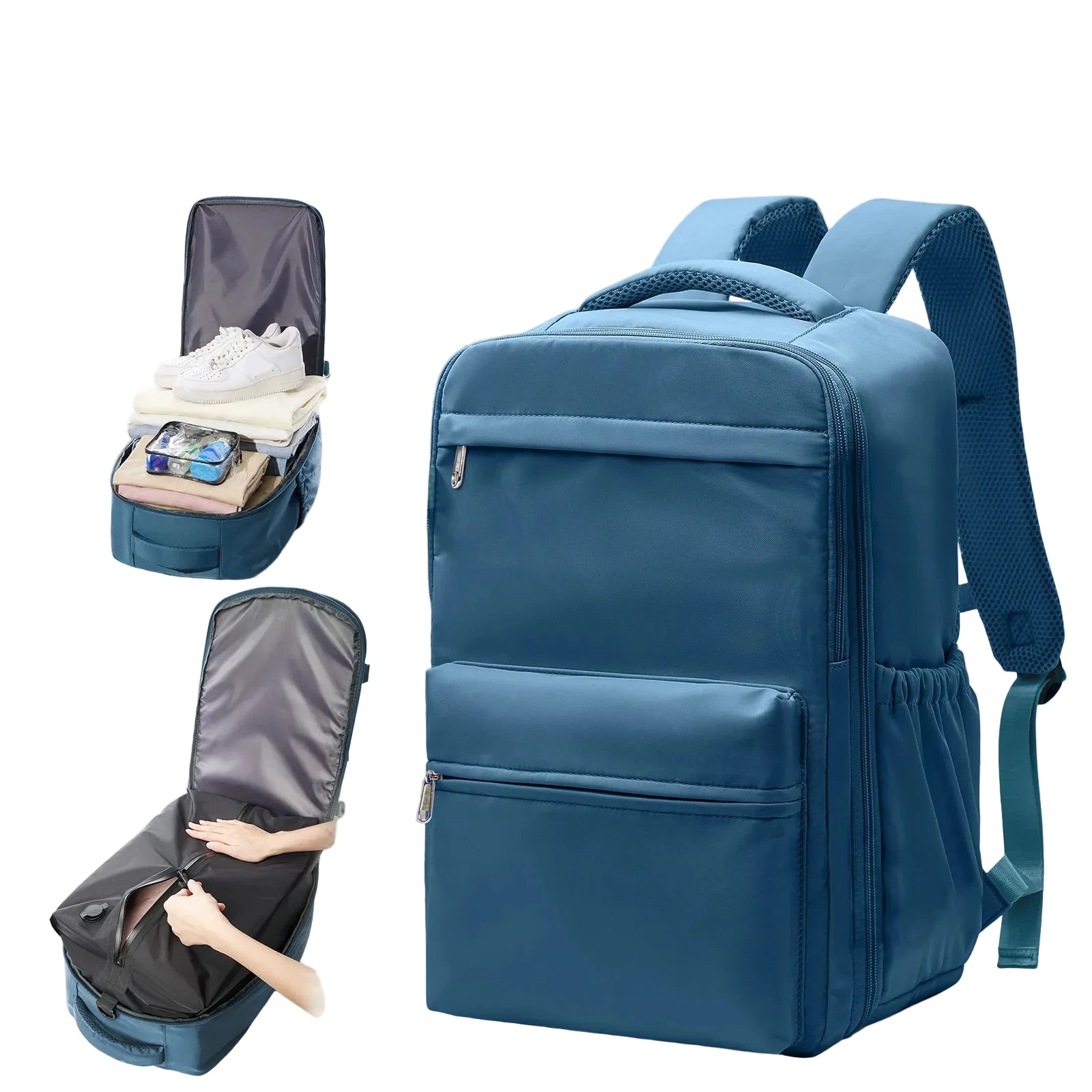 Large Capacity Unisex Backpack with Laptop Compartment
