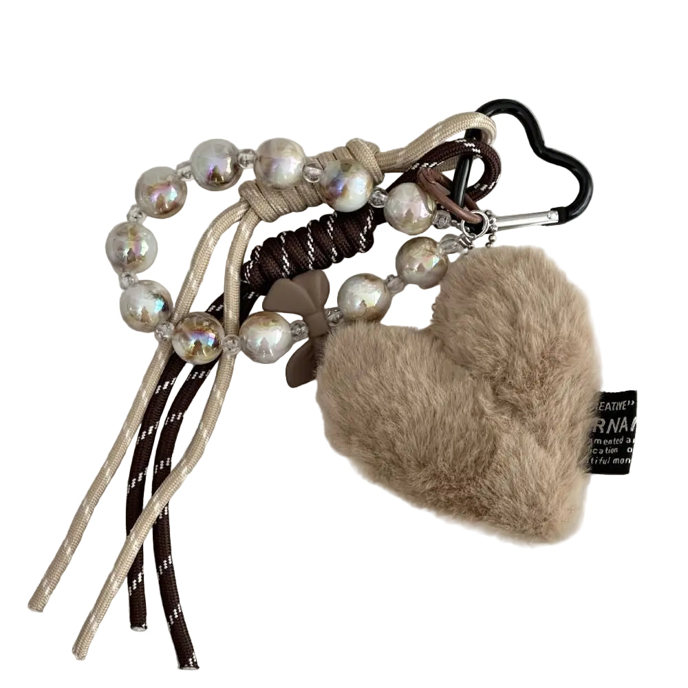 Charm Colgante Peluche 25cm – Accesorio Boho-Chic con Abalorios