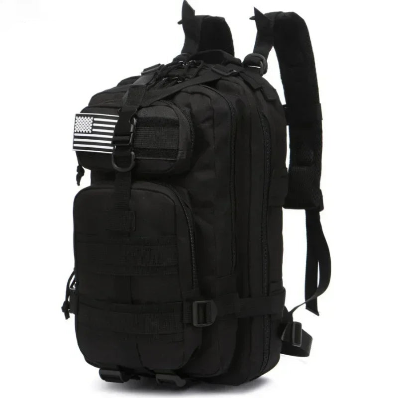 25L Compact Tactical Backpack | Elegance in Matte Black