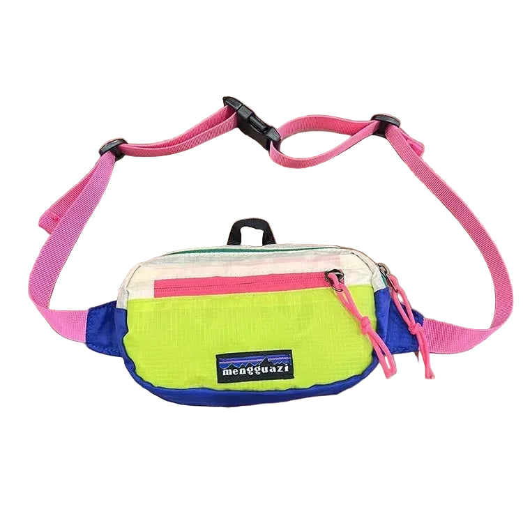 Fashion Nylon Fanny Pack with Contrast Trim – Ultralight Box Design 
