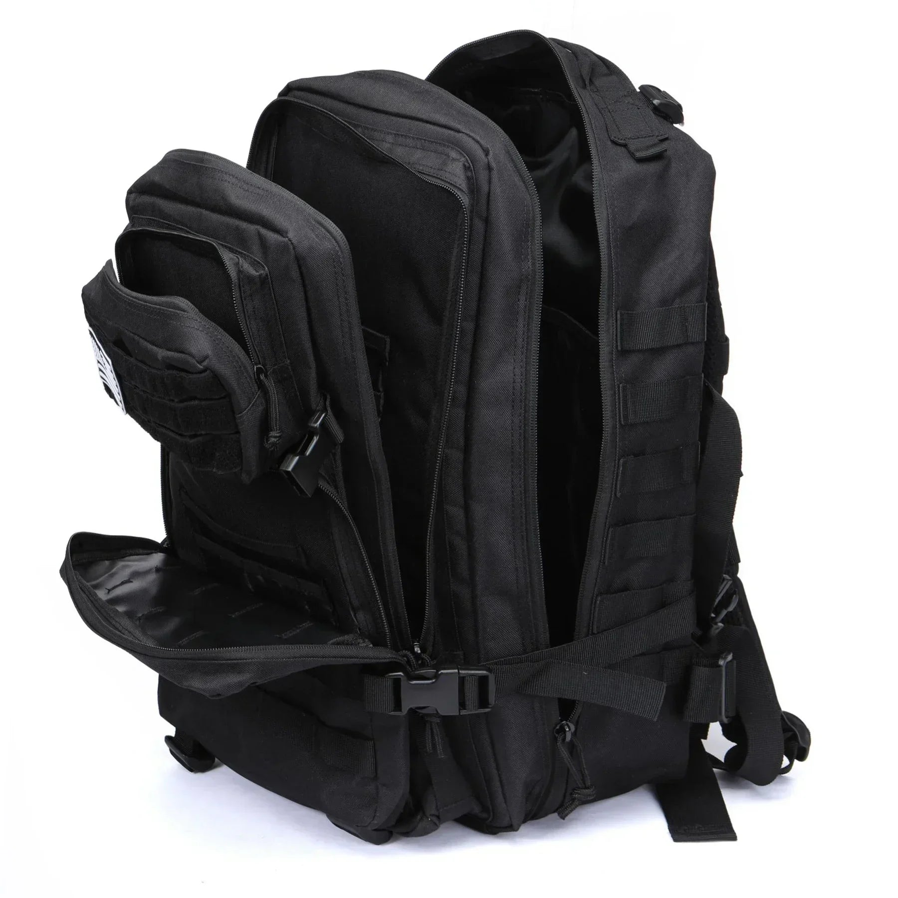 50L Black Waterproof Tactical Backpack | Maximum Durability