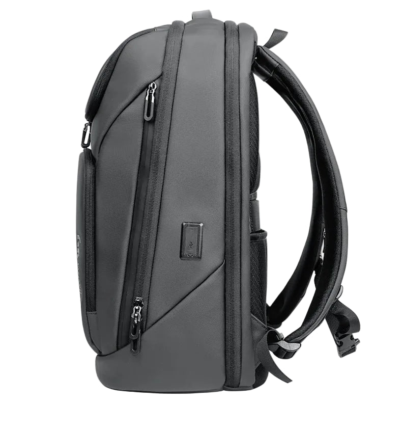 Mochila de viaje HK para hombre, gran capacidad, mochila para portátil de 17 pulgadas, mochila antirrobo multifuncional, mochila para fin de semana