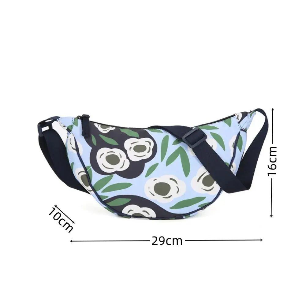 Bolso Bandolera y Riñonera de Nylon con Rayas