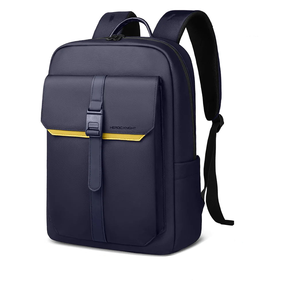 Navy Blue Waterproof Business Backpack for 17” Laptop – Professional Elegance and Maximum Functionality