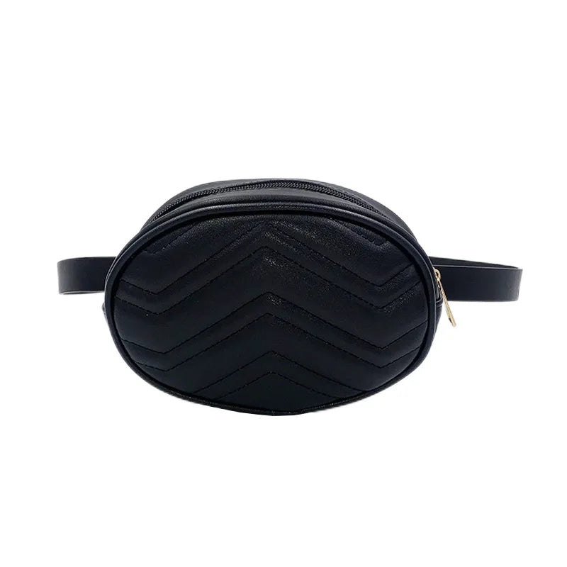 PU Fashion Box Waist Bag – Sophisticated Structured Design 