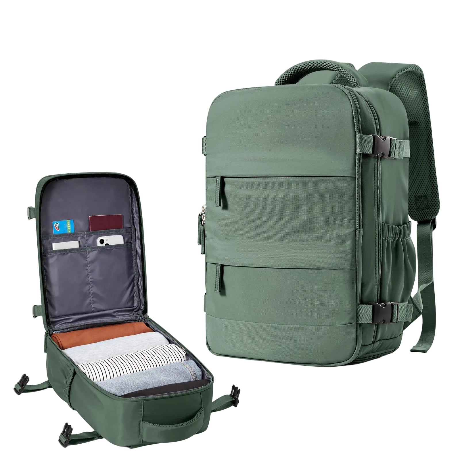 Nylon Cabin Travel Backpack – Lightweight, Spacious and Functional