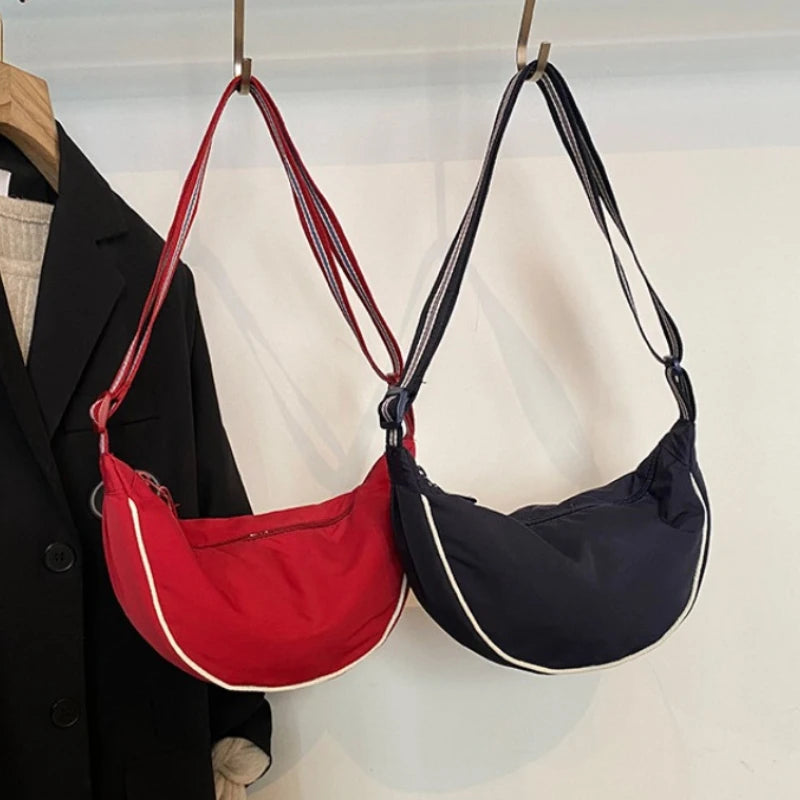 Bolso Bandolera de Nylon Impermeable para Mujer
