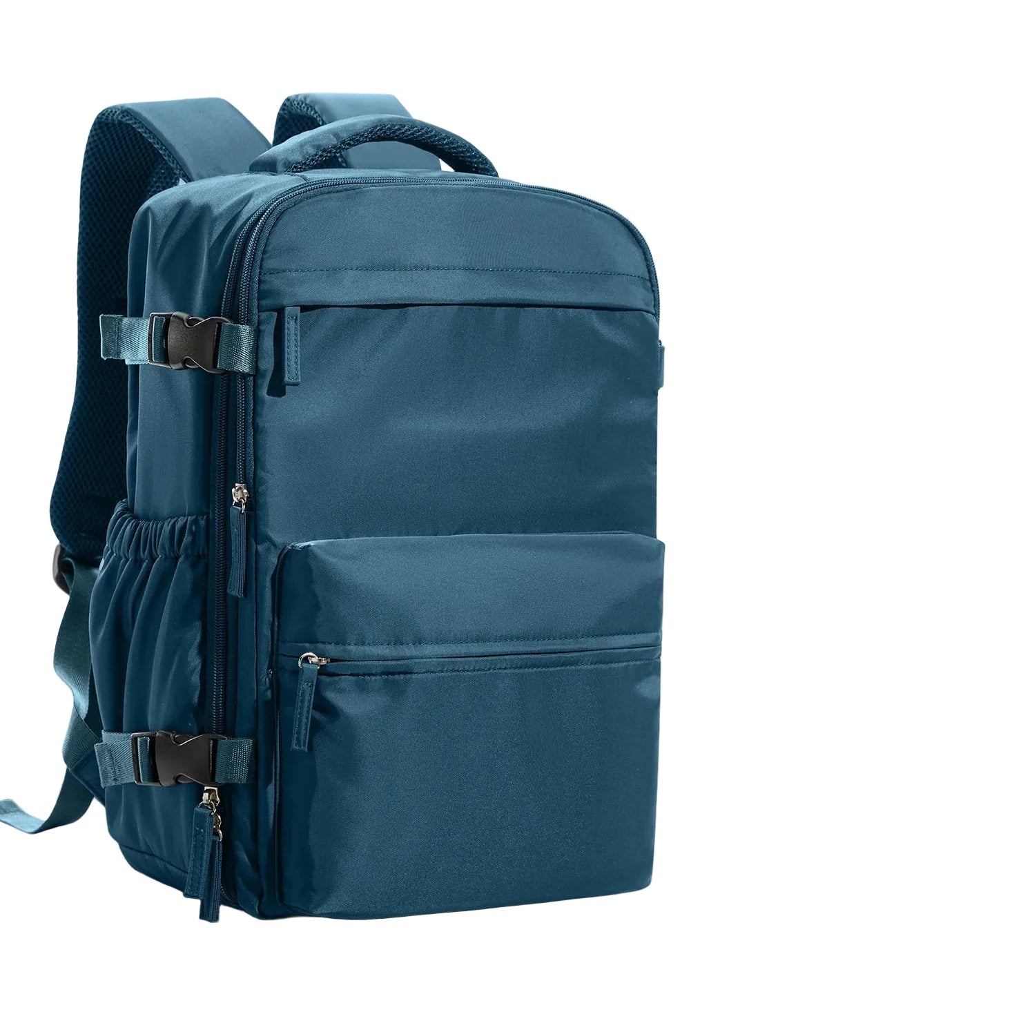 Ultralight Blue Nylon Travel Backpack – Functionality and Modern Style