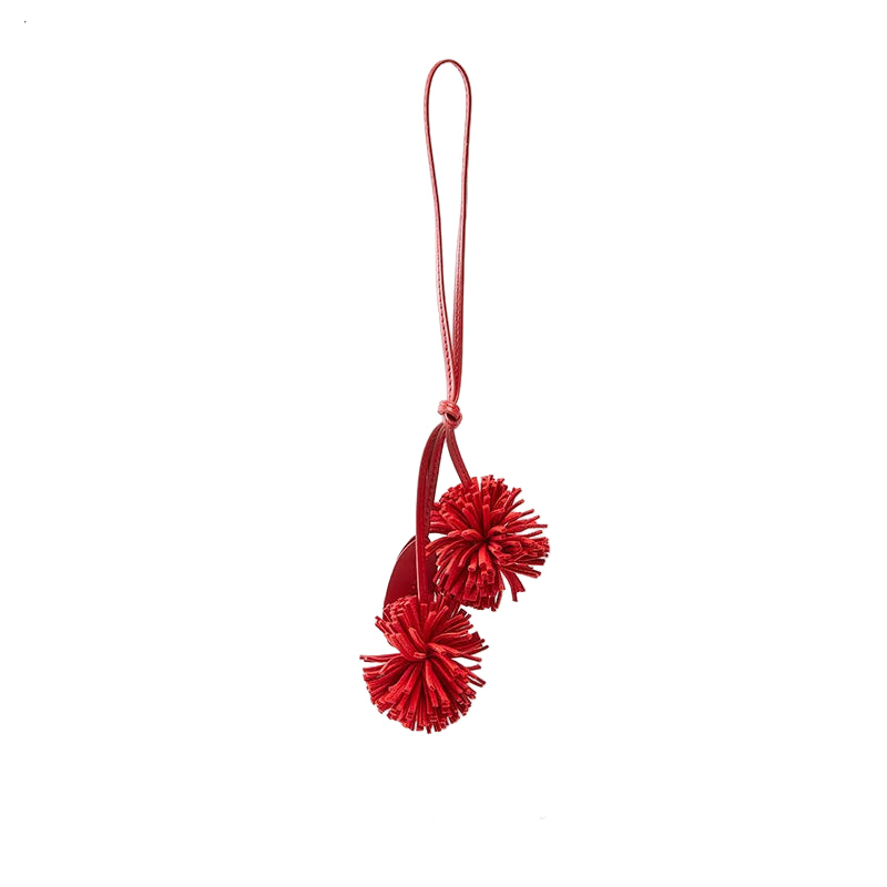 Premium Pom-Pom Charm for Handbag – Glamorous and Fluffy Accessory
