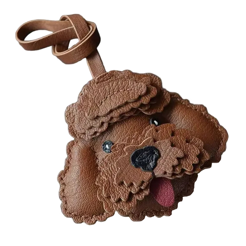 Charm Perrito Cuero Artesanal – Accesorio Adorable para Amantes de Perros