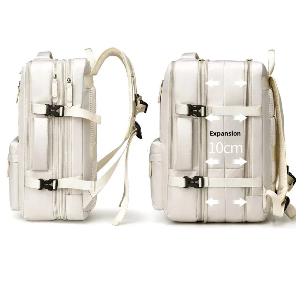 Expandable Travel Backpack for Women – Large Capacity and Smart Organization