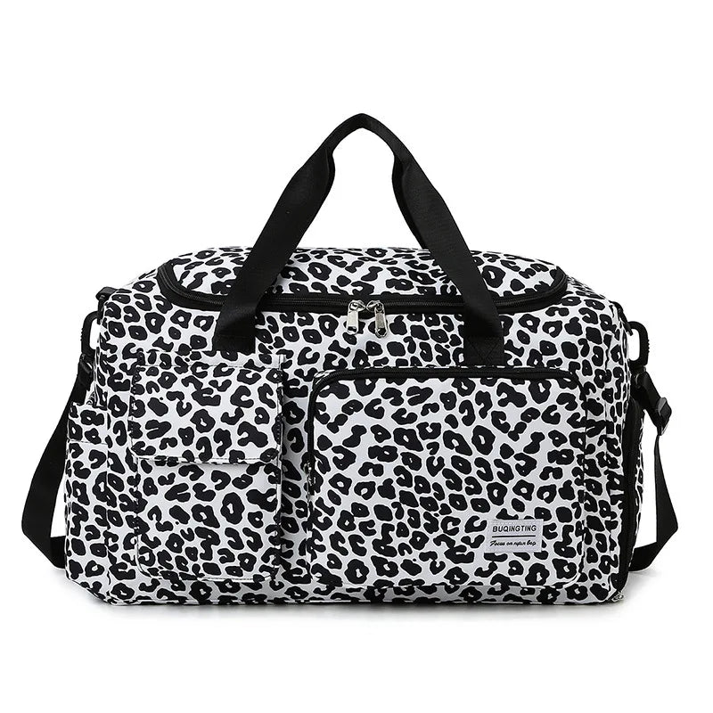 Bolsa de Viaje Leopardo para Mujer – Estilo Salvaje y Gran Capacidad