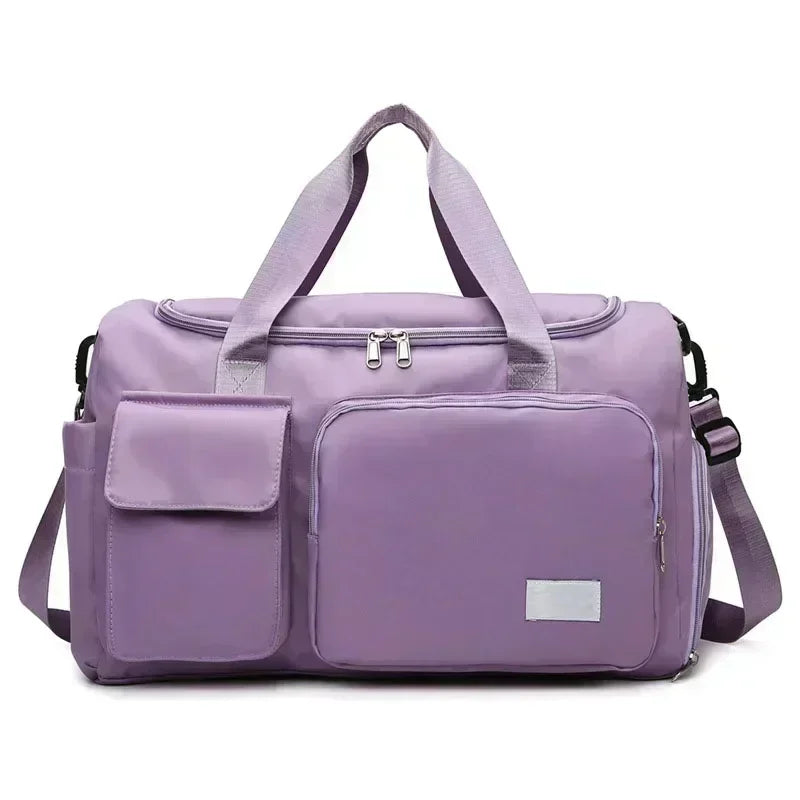 Unisex Lilac Travel and Fitness Bag 35 L – Waterproof and Cabin-Friendly