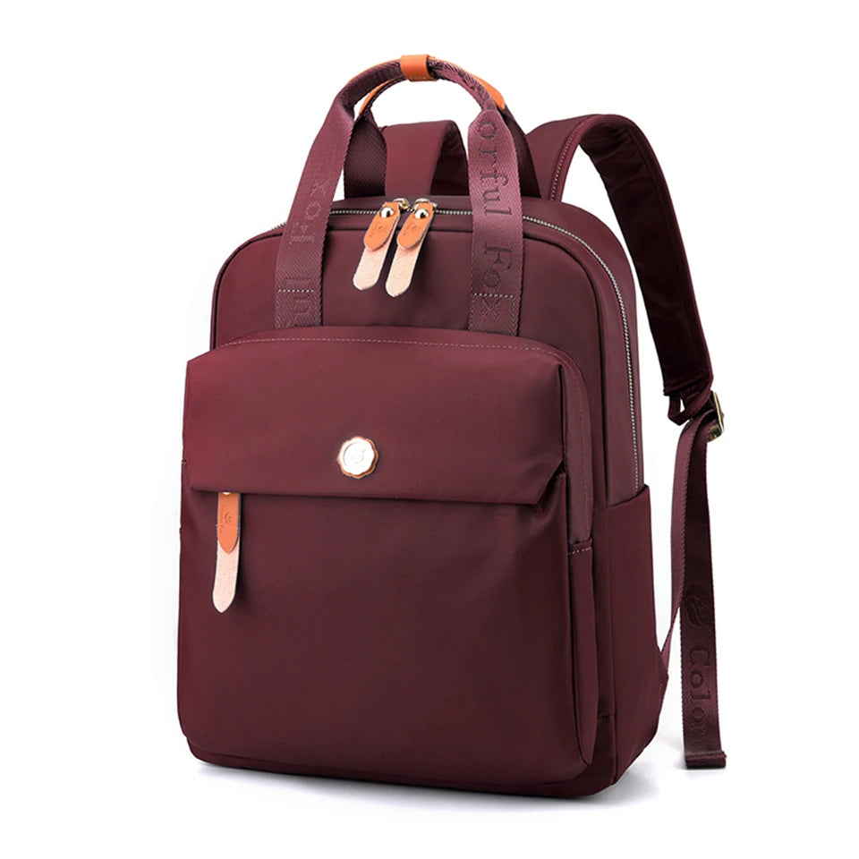 Mochila de Nailon para Mujer – Impermeable, Moderna y de Gran Capacidad