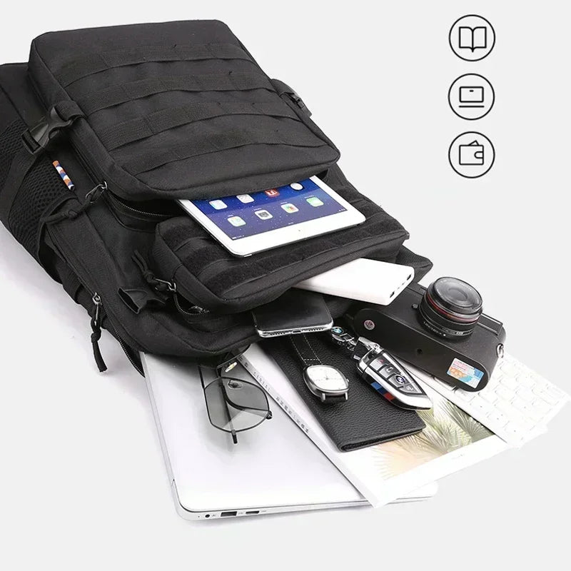 35L 1000D Nylon Waterproof Outdoor Rucksacks Tactical Sports Camping Hiking Trekking Hunting Molle Backpack