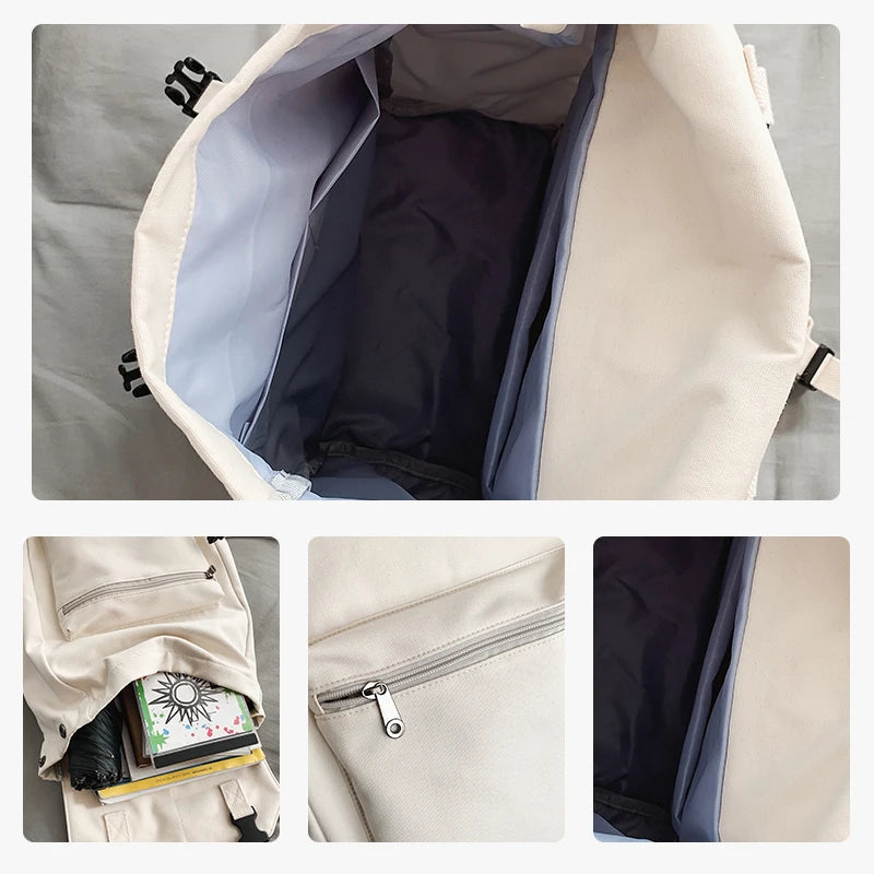 Mochila de Viaje de Lona – Espaciosa, Resistente y de Estilo Exclusivo