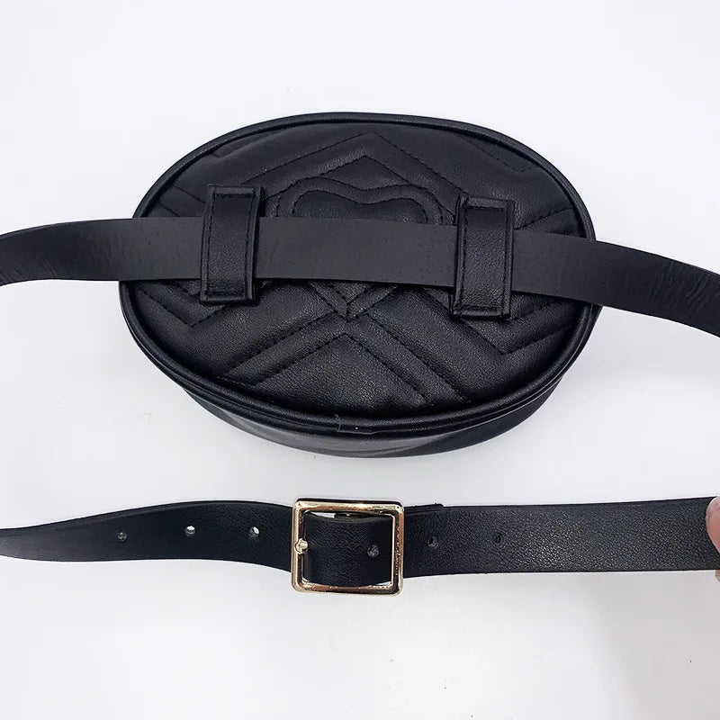 PU Fashion Box Waist Bag – Sophisticated Structured Design 