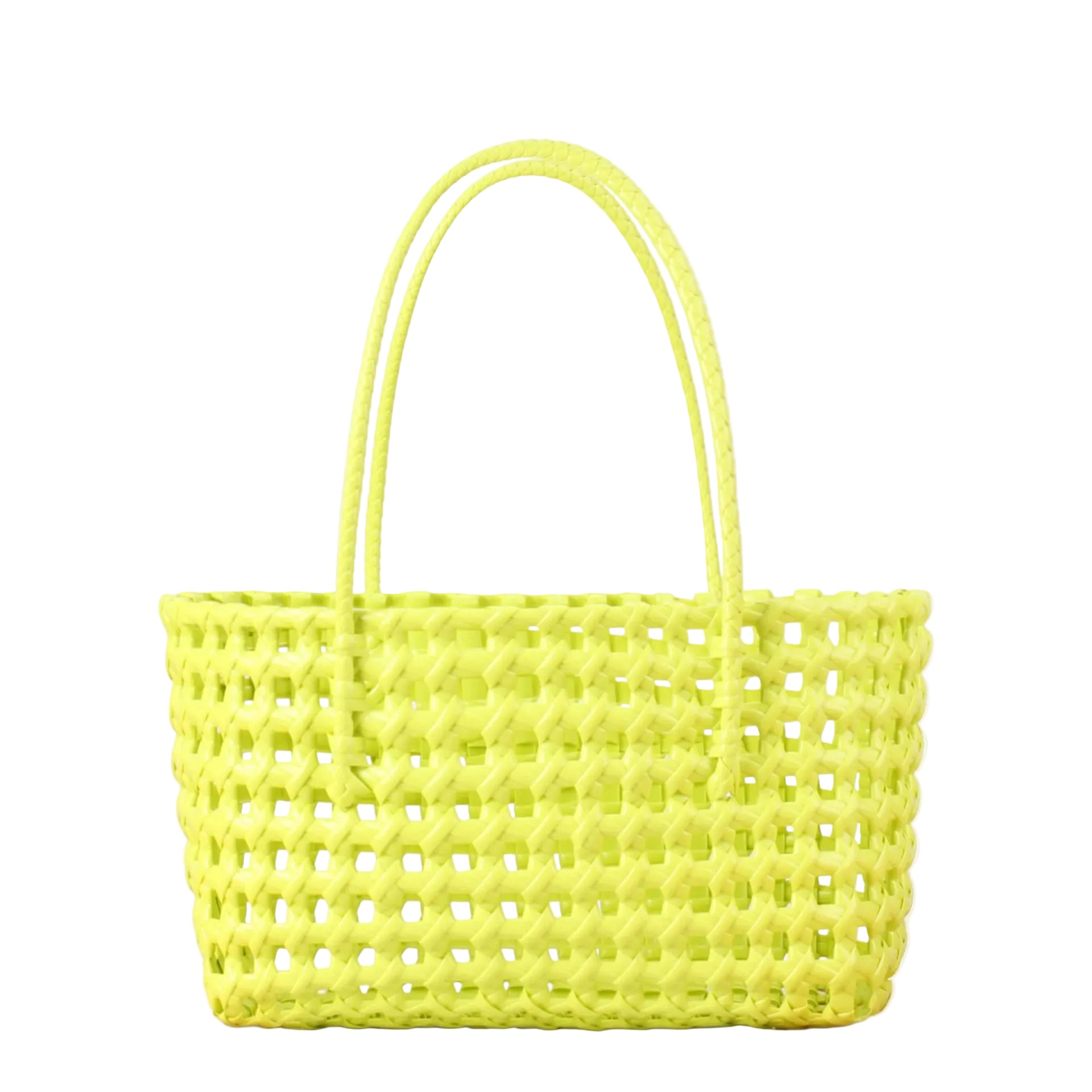 Perforated PVC Shoulder Bag – Avant-Garde Design and Fresh Summer Style
