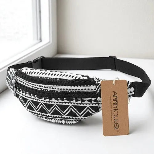 Bolso Riñonera Bohemia Annmouler: Estilo y Comodidad en Cada Pas